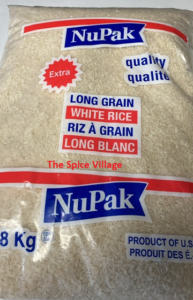 NuPak Long Grain White Rice 8KG